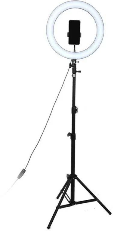 Кільцева LED лампа S31 Світлодіодна лампа USB з кріпленням тримачем телефону, 33см - мініатюра 2