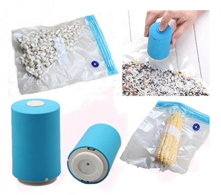 Вакуумний пакувальник для їжі Vacuum Sealer Always Fresh Побутовий міні вакууматор - мініатюра 7