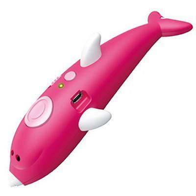 3D Ручка з трафаретами Дельфін Набір для дитячої творчості 3dPen Dolphin 9003 - мініатюра 3