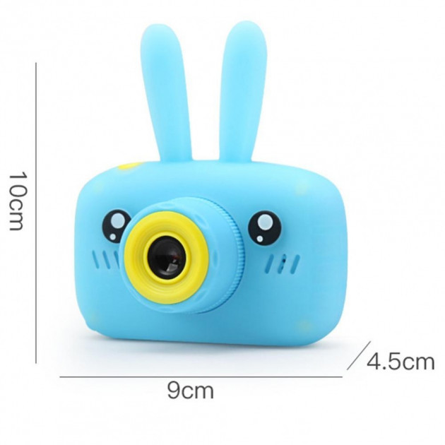 Дитячий фотоапарат Зайчик Baby Photo Camera Rabbit ∙ Дитяча фото відео камера ∙ Таймер ∙ Вбудовані режими з масками та стікерами - мініатюра 3
