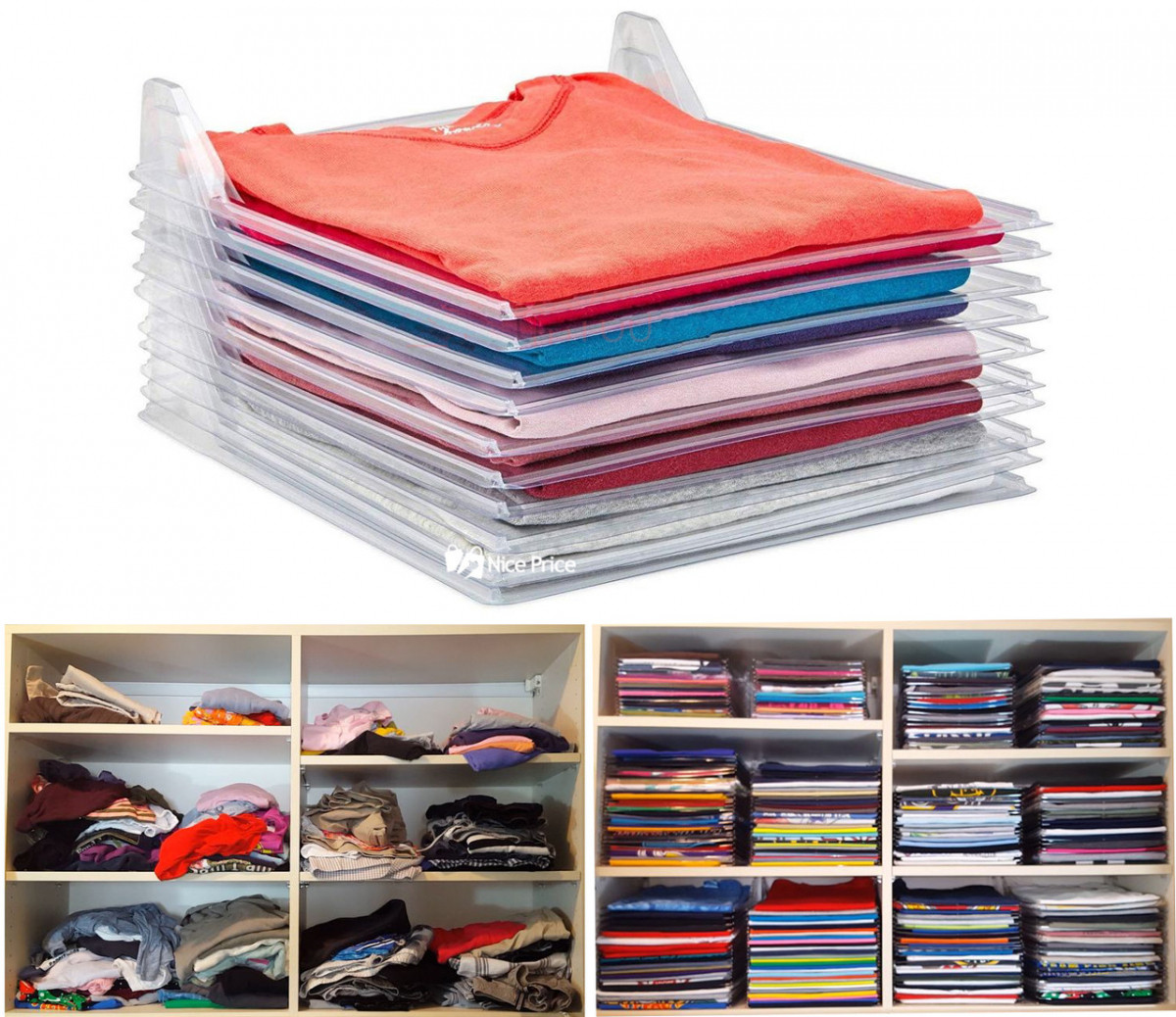 Органайзер для зберігання одягу Ezstax 6728, 10 шт