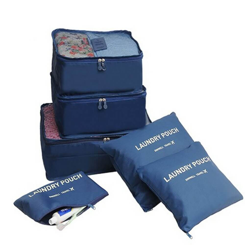 Набір органайзерів для речей Laundry Pouch, 6 сумочок на застібках - мініатюра 2