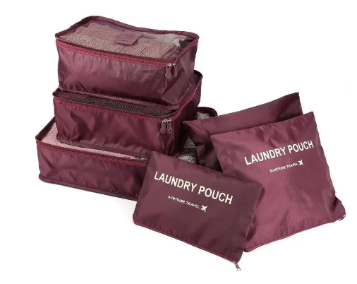 Набір органайзерів для речей Laundry Pouch, 6 сумочок на застібках - мініатюра 4