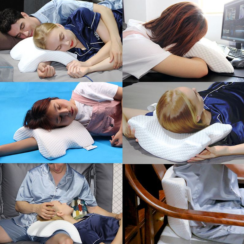 Ортопедична подушка - тунель Pressure Memory Pillow з ефектом пам'яті - мініатюра 5