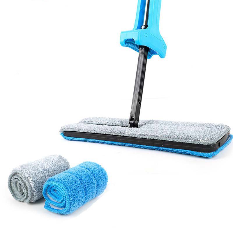 Швабра з віджимом Switch N Clean ∙ Двустороння швабра, що самовіджимається, 2 насадки мікрофібра на липучках