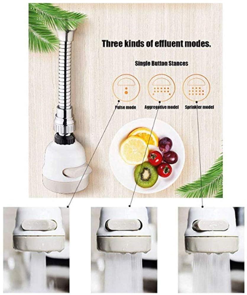 Насадка на кран - аератор з обертанням на 360° ∙ Гнучкий кран на змішувач ∙ Економія води - мініатюра 5