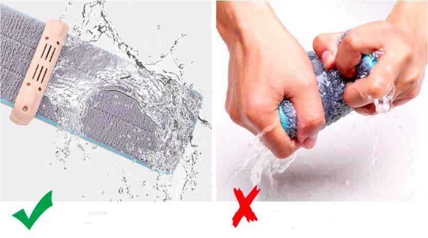 Швабра ледарка з віджимом Spin Mop Cleaner 360 ∙Самовіджимна швабра мікрофібра для швидкого миття підлог - мініатюра 8