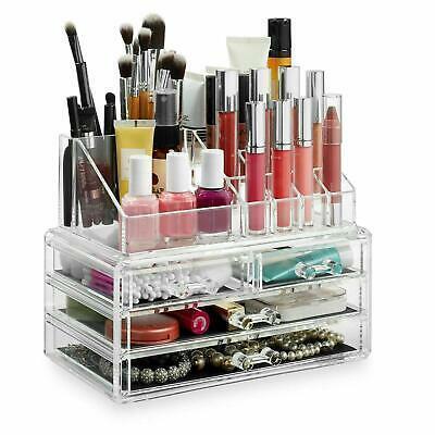 Органайзер для зберігання косметики 4DRAWER Акриловий прозорий настільний ящик - бокс для косметики та біжутерії - мініатюра 2