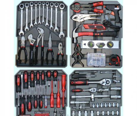 Універсальний автомобільний набір інструментів Kraft Royal 408 предметів у валізі | Кейс із інструментами - мініатюра 2