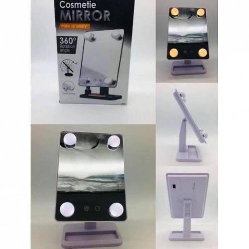 Дзеркало для макіяжу Mirror 360 Rotation Angel з LED підсвіткою та сенсорним керуванням - мініатюра 2
