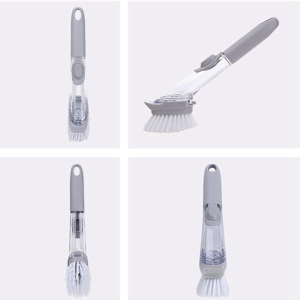 Багатофункціональна щітка Decontamination Wok Brush для миття та чищення з дозатором - мініатюра 7