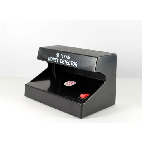 Ультрафіолетовий автоматичний детектор валют 118AB машинка з УФ-лампою для перевірки грошей купюр від мережі - мініатюра 5