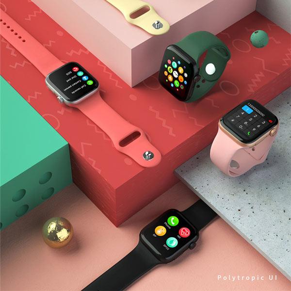 Розумний годинник S6 Bluetooth Call Смарт трекер фітнес-браслет ∙ Лічильник кроків, вимірювання пульсу, тиску, температури тіла ∙ Виклик по Bluetooth ∙ Відтворення музики - мініатюра 6