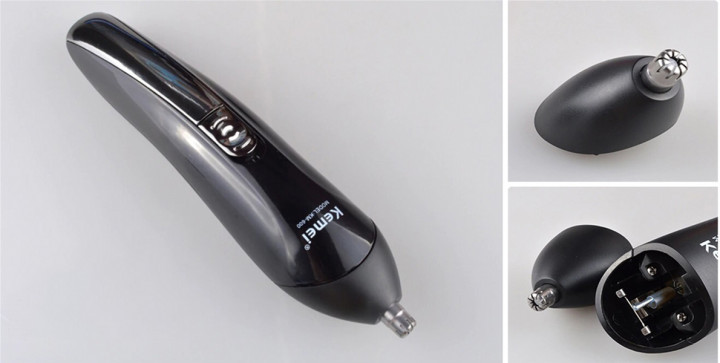 Машинка для стрижки Kemei KM-600 Універсальний набір з триммером і насадками для носа, брів, вух - мініатюра 8