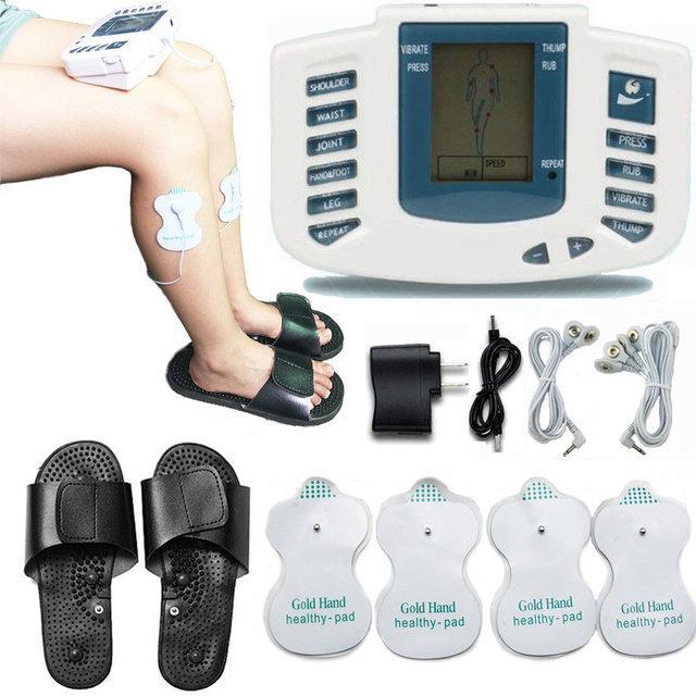 Масажер Digital Therapy Stroke Slimming JR-309 з електронним блоком управління ∙ Масажні тапочки JR-309 міостимуляція стоп і всього тіла - мініатюра 7