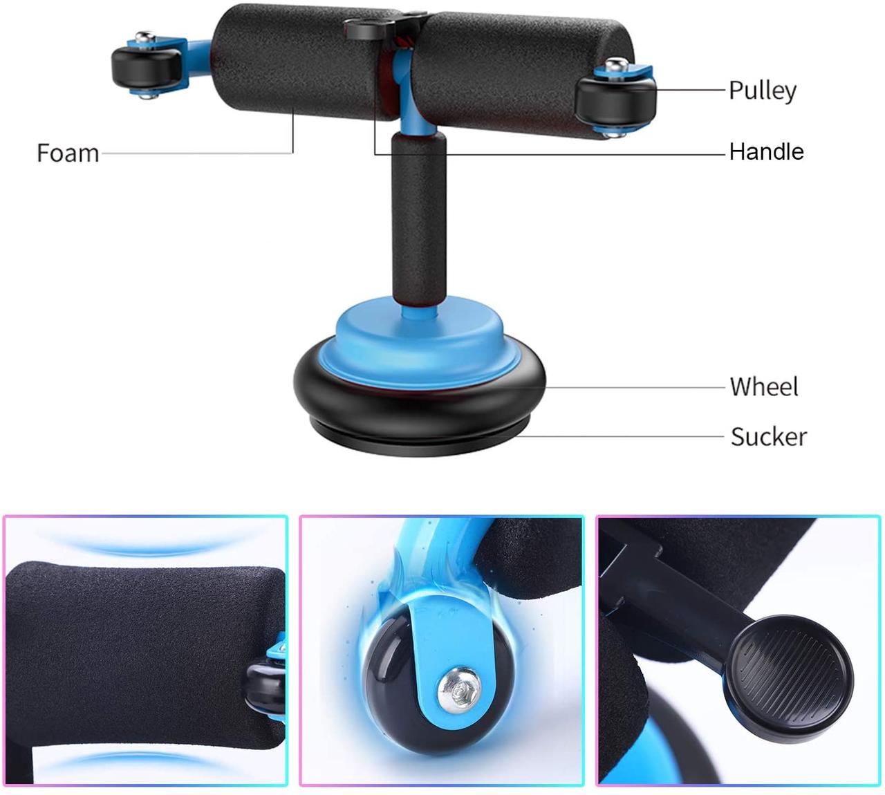 Універсальний тренажер Multifunction Abdominal Wheel Домашній тренажер для всього тіла - мініатюра 6