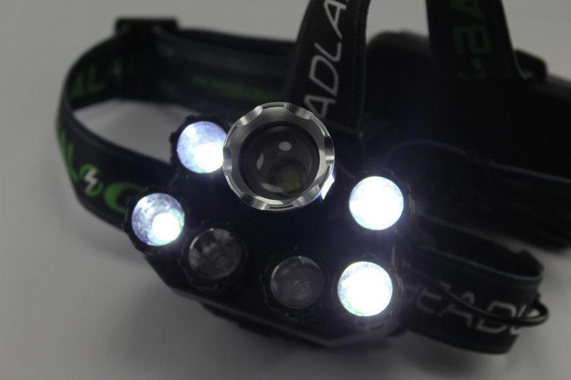 Ліхтарик налобний ліхтар Bailong BL-T78 - мініатюра 5