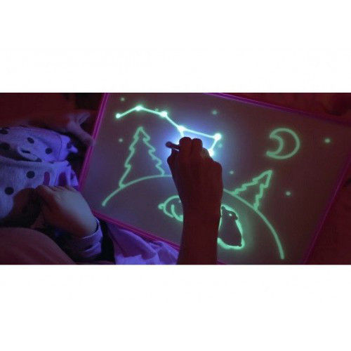 Дошка - планшет Малюй Світлом A4 ∙ Художній набір для малювання та створення малюнків, що світяться в темряві, 30*21 см - мініатюра 3