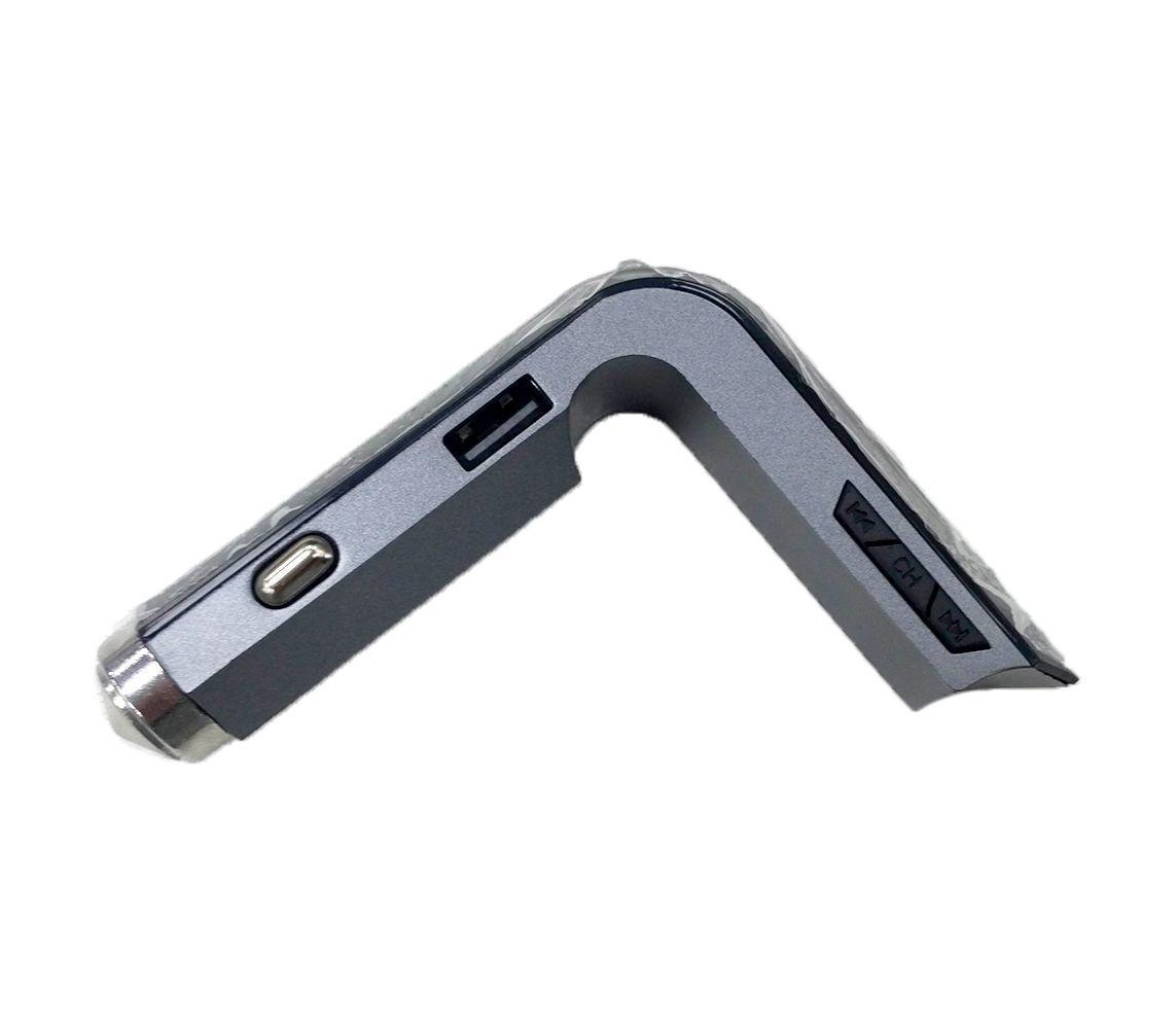 Автомобільний FM модулятор трансмітер H13BT Bluetooth microSD AUX USB - мініатюра 2