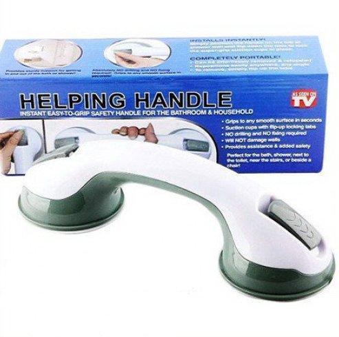 Портативна ручка - поручень Helping Handle на вакуумних присосках для ванної кімнати - мініатюра 3