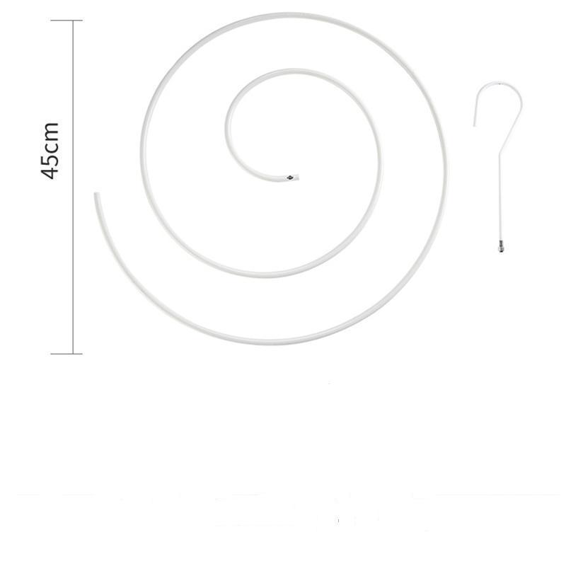 Багатофункціональна спіральна вішалка - сушарка для вертикальної сушки білизни та ковдр - мініатюра 4