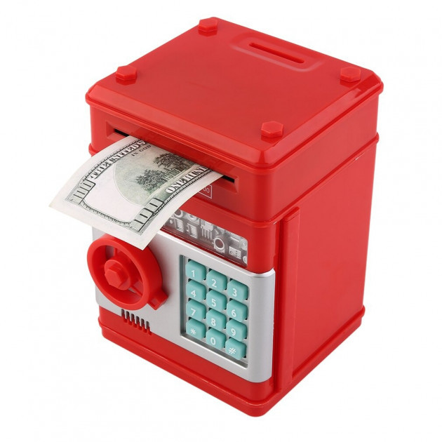 Дитячий сейф - скарбничка Number Bank з кодовим замком та купюроприймачем - мініатюра 7