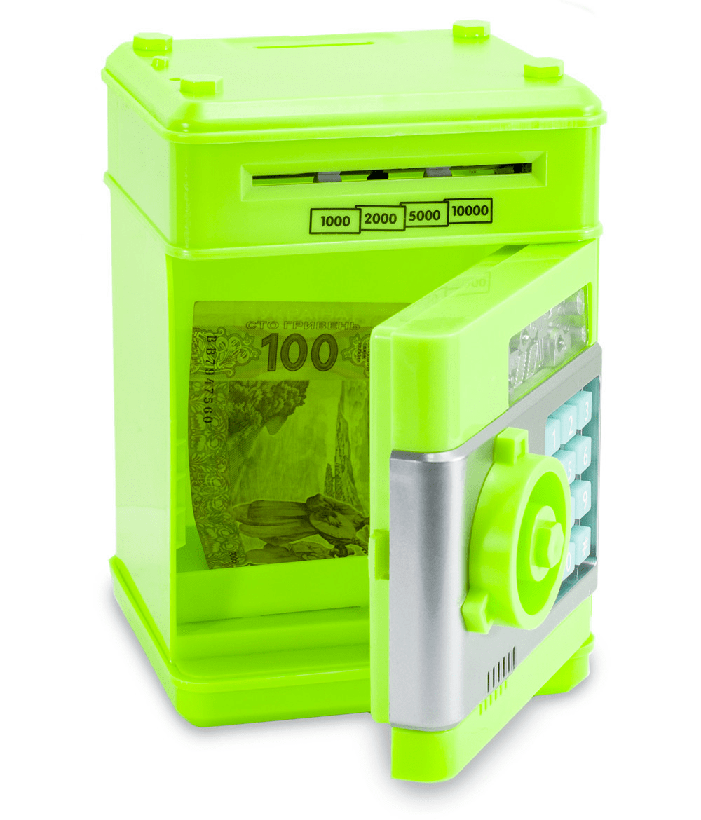 Дитячий сейф - скарбничка Number Bank з кодовим замком та купюроприймачем - мініатюра 8