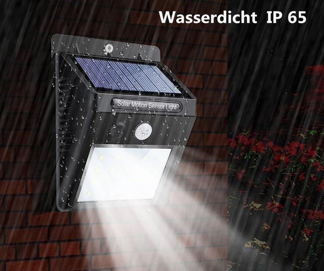 Вуличний світильник 30 LED Solar Motion Sensor Light на сонячній батареї - мініатюра 5