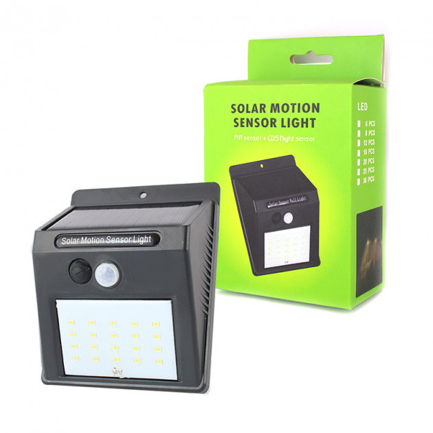Вуличний світильник 30 LED Solar Motion Sensor Light на сонячній батареї - мініатюра 6