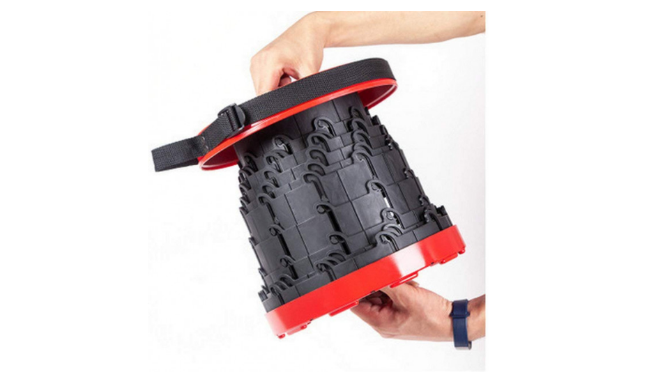 Складний телескопічний стілець Telescopic stool ∙ Похідний розкладний стілець-табурет для риболовлі, туризму та відпочинку - мініатюра 6