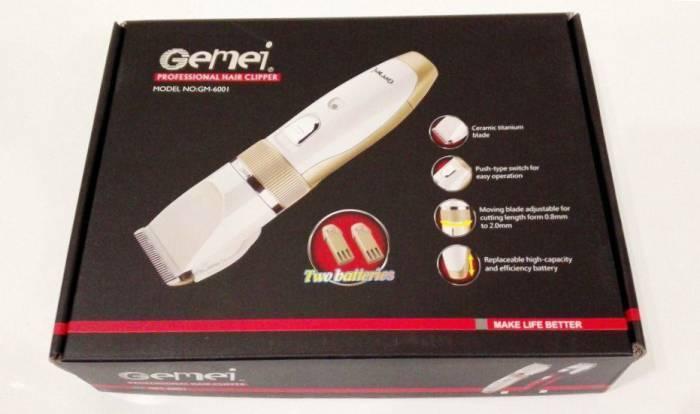 Професійна машинка для стрижки GEMEI GM-6001 з регулятором довжини - мініатюра 2