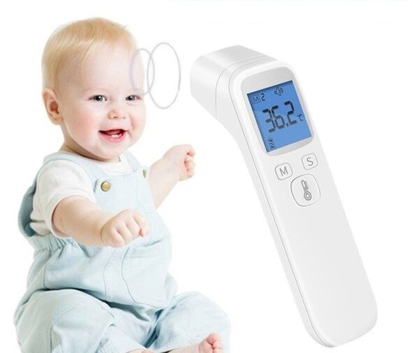 Безконтактний інфрачервоний термометр Non Contact Ytai Changan WM-104 ∙ Цифровий дистанційний прилад для вимірювання температури тіла