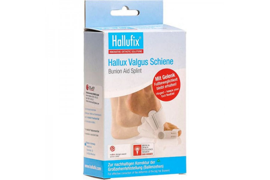 Вальгусна шина HALLUFIX HALLUX VALGUS Бандаж коригуючий для пальців стопи - мініатюра 7