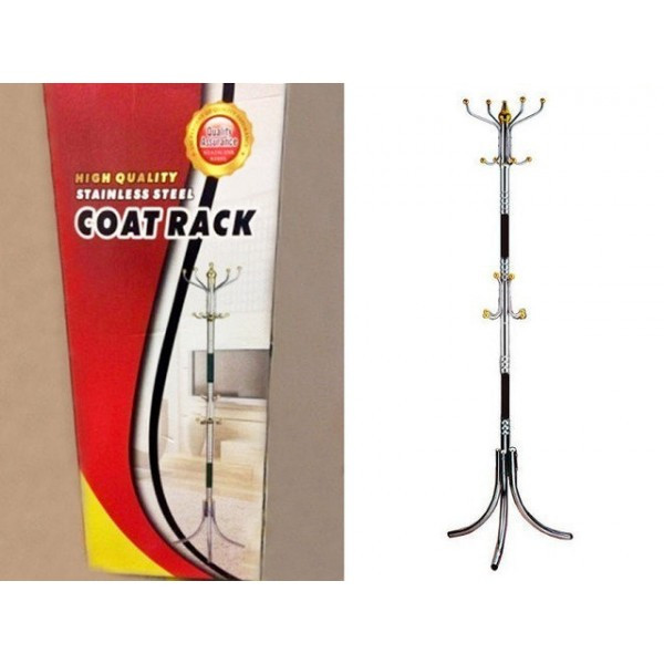 Підлогова вішалка - тринога для верхнього одягу ∙ Стійка в передпокій, 16 гачків - мініатюра 2