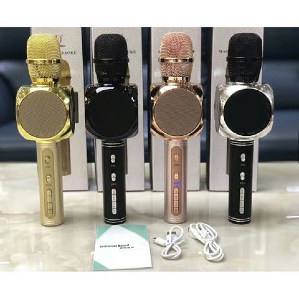 Караоке мікрофон YS-63 бездротовий мікрофон - колонка MP3 USB - мініатюра 10