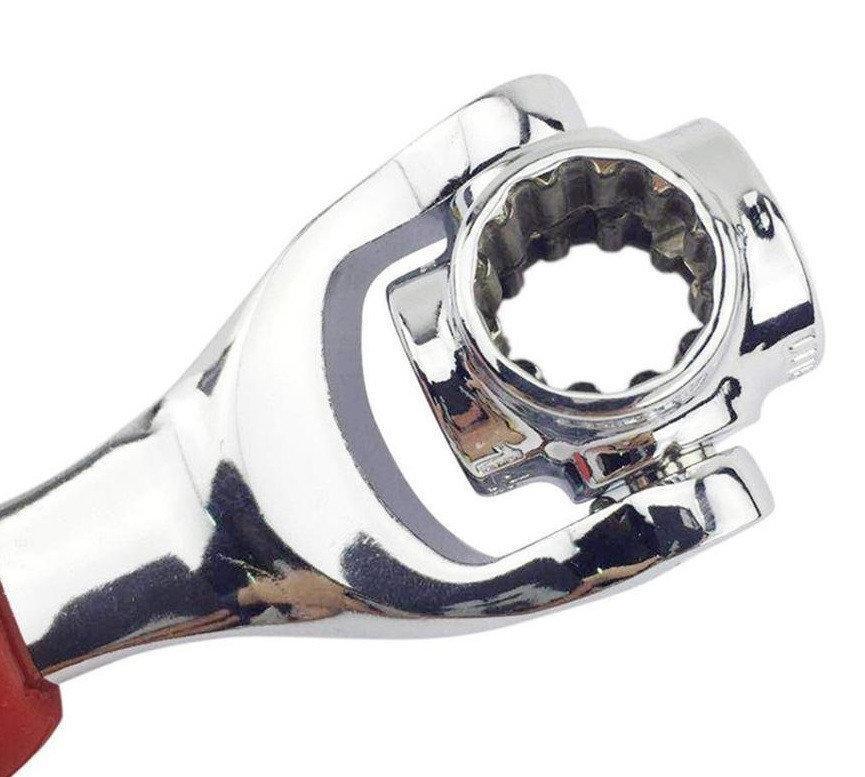 Універсальний гайковий ключ 48 в 1 Tiger Wrench з поворотною головкою - мініатюра 3