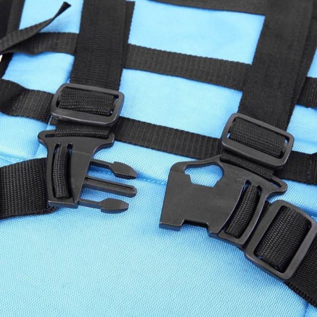 Дитяче безкаркасне автокрісло 9-36 кг Автомобільне портативне крісло - бустер для дітей до 12 років - мініатюра 7