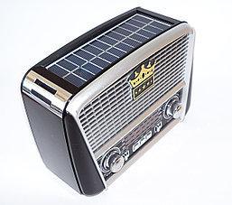Радіоприймач Golon RX-455S Solar із сонячною панеллю Портативна колонка з радіо, MP3, USB - мініатюра 2