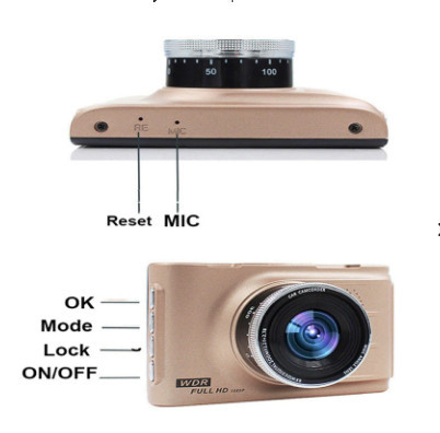 Автомобільний відеореєстратор Q7B ∙ Реєстратор в авто ∙ Ширококутний об'єктив ∙ Мікрофон - мініатюра 7