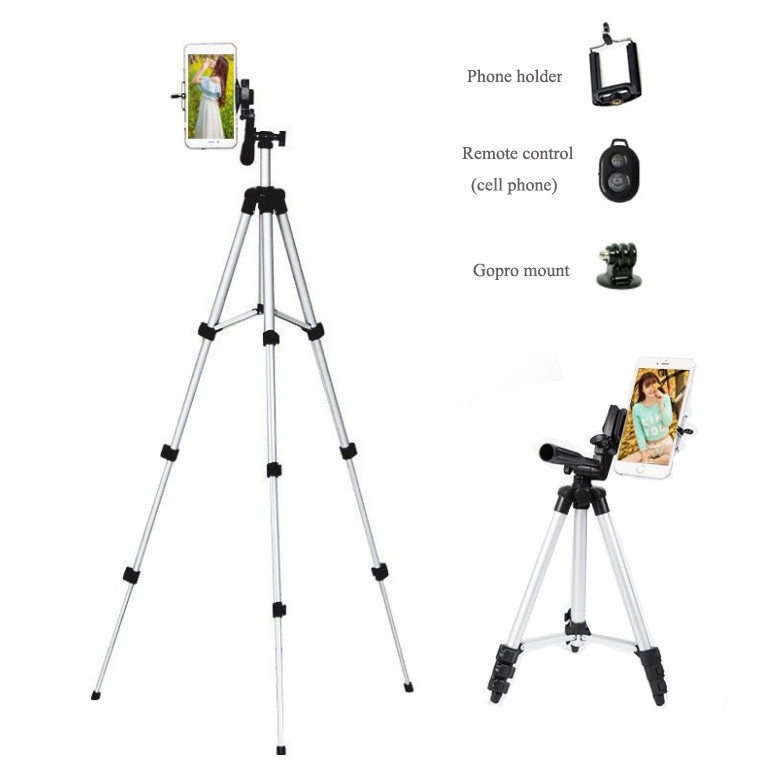 Штатив для камери Tripod TF-3110 Трипод - стійка телескопічна з тримачем смартфона - мініатюра 3