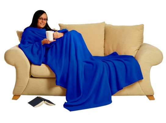 Ковдра-плед з рукавами Snuggie Снаггі | теплий рукоплед | плед-халат PR3
