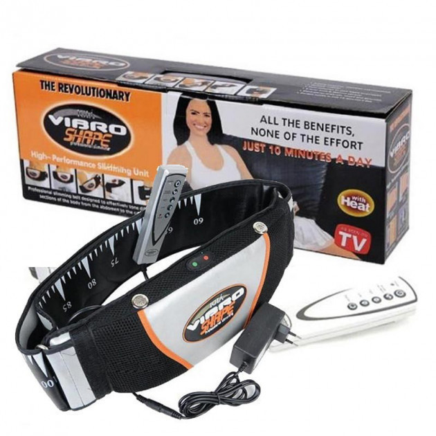Пояс – вібромасажер для схуднення Vibro Shape | Масажер поясний Вібро Шейп - мініатюра 5