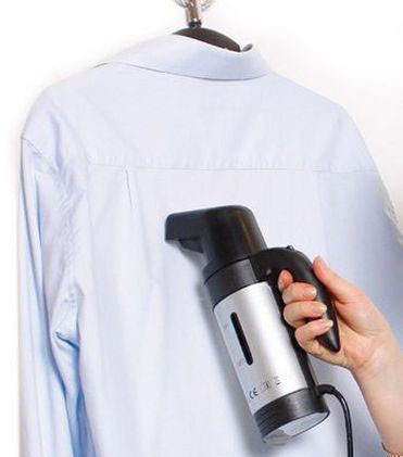 Ручний відпарювач - парова праска A6 Silver 2 в 1: Вертикальний пароочисник для одягу + Переносний міні-чайник, 650W - мініатюра 6
