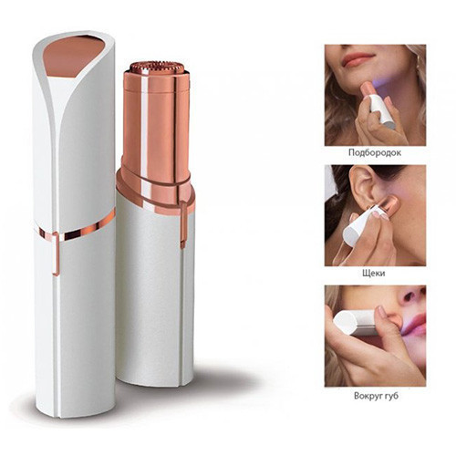 Жіночий тример Flawless Губна помада Депілятор - бритва для обличчя - мініатюра 2