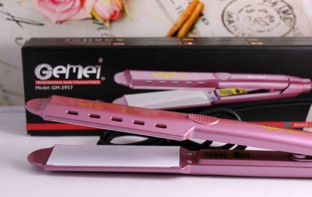 Праска - випрямляч для волосся Gemei GM-2957 Плойка з керамічним покриттям - мініатюра 5