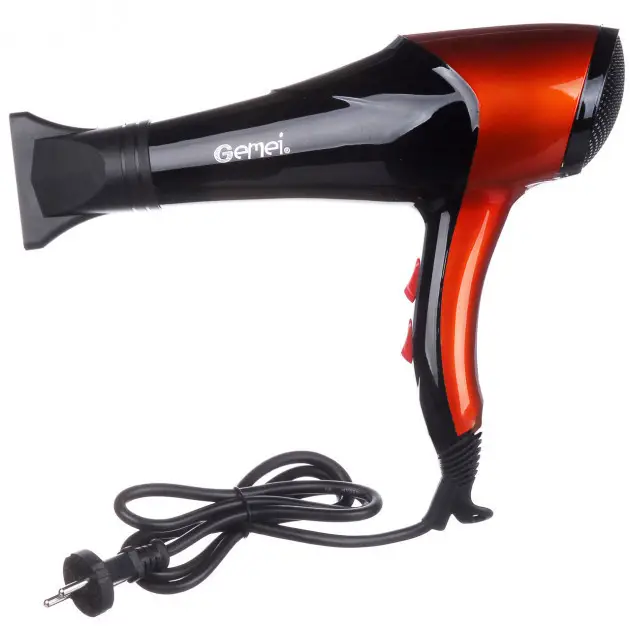 Фен для волосся Gemei GM-1786 з насадкою-концентратором, 2600W