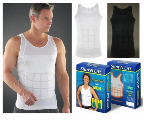 Коригуюча чоловіча майка SLIM N LIFT Чоловіча стягуюча кориктуюча білизна - мініатюра 5