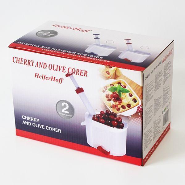 Машинка для видалення кісточок вишні, черешні, оливок Helfer Hoff Cherry and olive corer - мініатюра 6