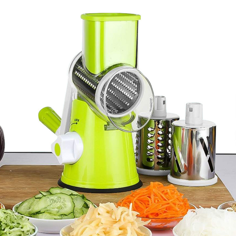 Овочерізка - мультислайсер для овочів та фруктів Kitchen Master Ручна овочерізка - подрібнювач для дому