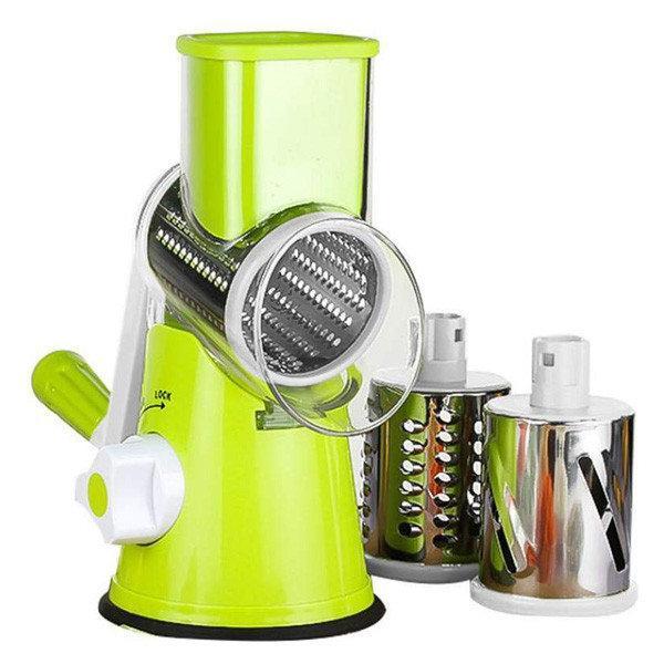 Овочерізка - мультислайсер для овочів та фруктів Kitchen Master Ручна овочерізка - подрібнювач для дому - мініатюра 5